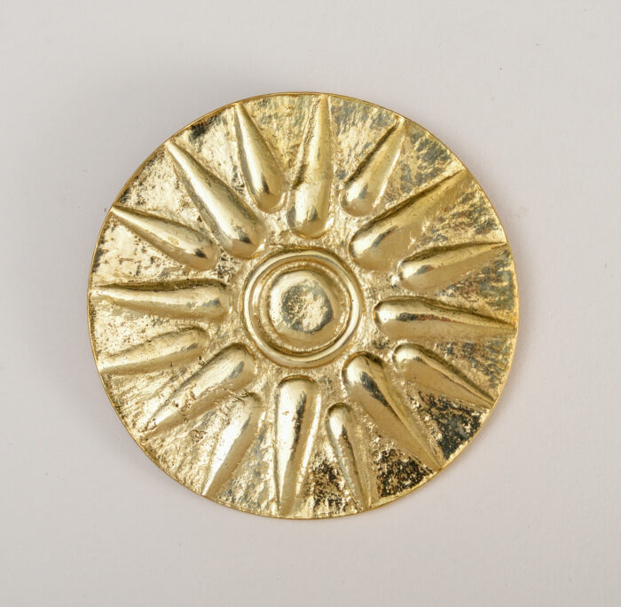 S5318 Έμβλημα Βεργίνας χυτό Φ 12,5 cm