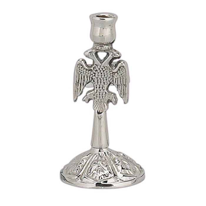 V3021 Candlestick with double-headed eagle H 9cm - Image 2