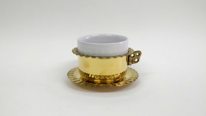 L1080 Set of cup and plate for black coffee