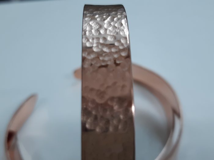 S5556SF Copper hammered bracelet