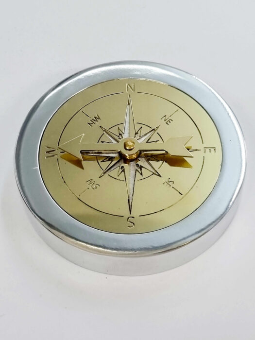 N1006 Πυξίδα πρες παπιέ 9,5cm